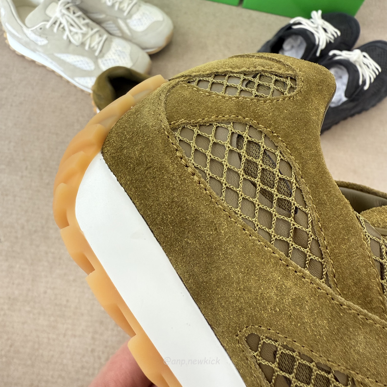 Bottega Veneta Orbit Olive Oil Black Gray 797306 V4je1 3310 (10) - www.newkick.org